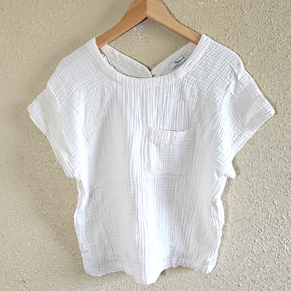 Madewell White Blouse. - Picture 1 of 6